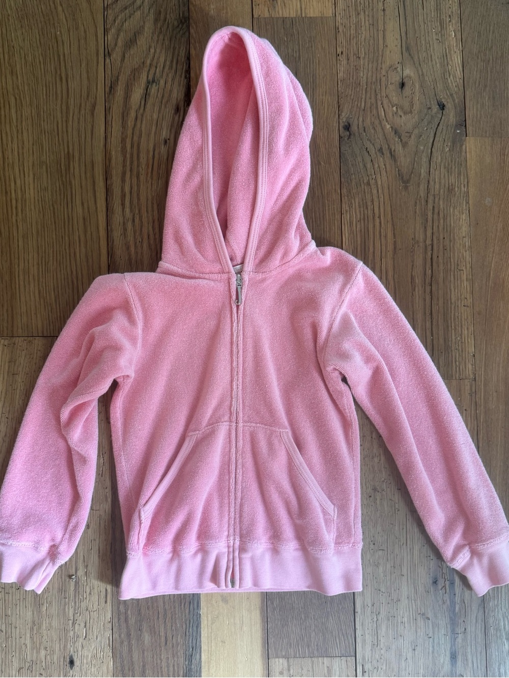 Juicy Couture Pink Hooded Zip-Up Sweatshirt for Kids - Picture 1 of 2